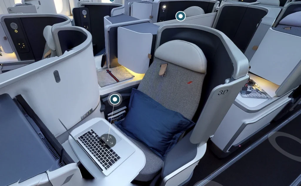 Air France business class to Germany in their A350 