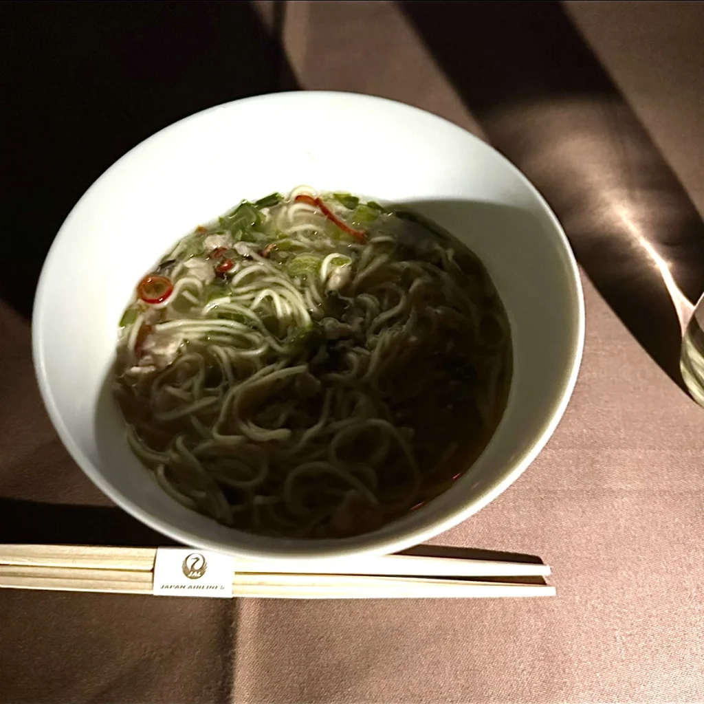 Japan Airline's healthy ramen noodle