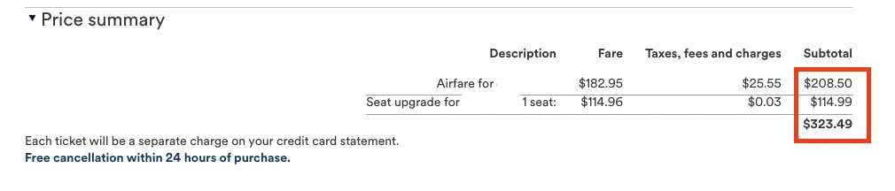 Certain routes like LAX-EWR have a cheap fare price and high premium class seat price which is ideal for triggering the amex fee credit