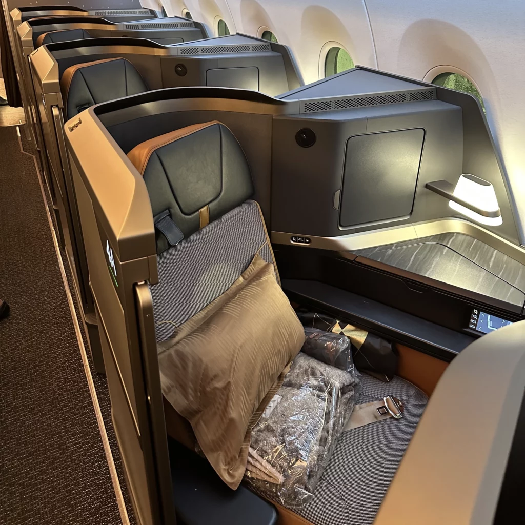 Starlux business class from Los Angeles to Taipei uses the A350-900 with fantastic interiors