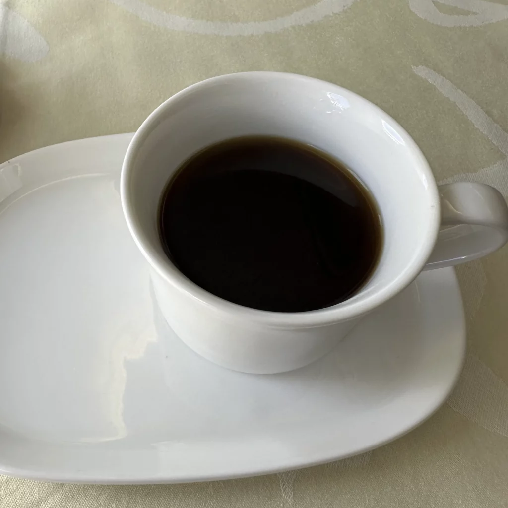 China Airlines A330-300 Business Class has decent black coffee